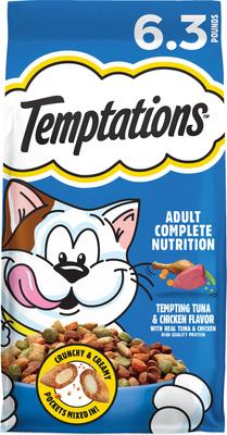 Tempting Tuna & Chicken Flavor Adult Dry Cat Food, 6.3-lb bag