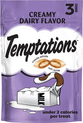 Classic Creamy Dairy Flavor Soft & Crunchy Cat Treats, 3-oz bag