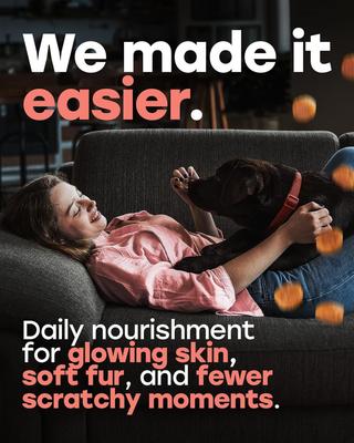 Omega 3-6 Skin & Coat Salmon Flavor Soft & Chewy Dog Treats, 140 count