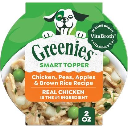Smart Topper - Alimento húmedo para perros con pollo, judías verdes y carne de res, mezcla de alto contenido proteico e inmunitario, bandeja de 56 g, caja de 20 unidades