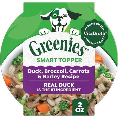 Smart Topper - Alimento húmedo para perros con pollo, judías verdes y carne de res, mezcla de alto contenido proteico e inmunitario, bandeja de 56 g, caja de 20 unidades
