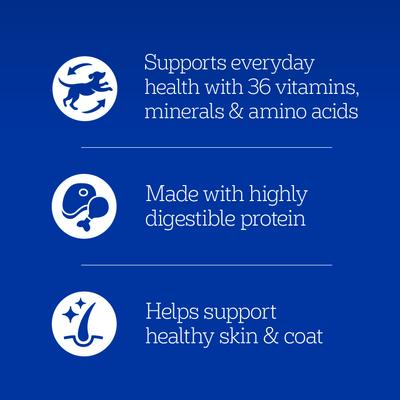 Alimento húmedo para perros adultos Choice Cuts Variety Pack con sabor a pollo a la parrilla y filete miñón, bolsa de 3.5 oz, caja de 8