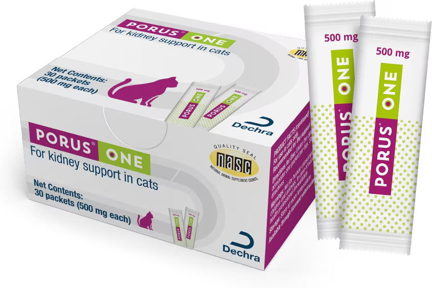 Porus One Kidney Powder Supplement for Cats, 30 count