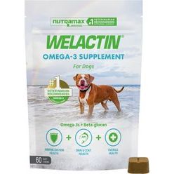 Welactin Daily Omega-3 Soft Chews, Skin & Coat. 60 chews. - Nutramax