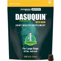 Dasuquin with MSM Hip & Joint Soft Chews, tamaño Grande. 150 chews. - Nutramax