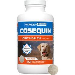 Cosequin Joint Health Chewable Tablets, Glucosamina, Chondroitin y MSM. 250 tabs. - Nutramax