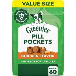 Pill Pockets Soft Treats para Perros, Chicken