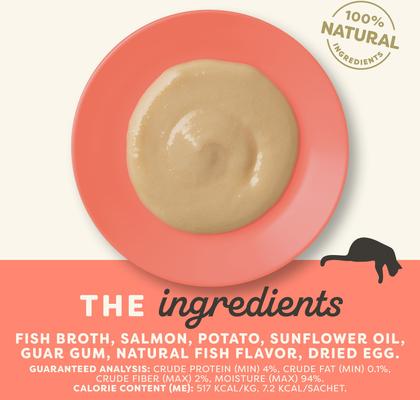 Salmon Puree Lickable Cat Treats, 0.5-oz tube, 60 count