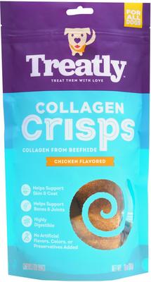 Chicken Flavor Assorted Collagen Crisps, 10-oz bag