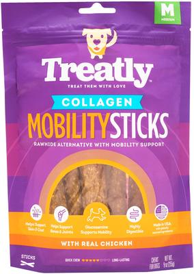 Collagen Smart Sitcks Chicken & Sweet Potato Flavor Dog Chews, 9-oz bag