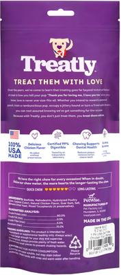 USA Beefhide Bones 9 to 10-in Chicken Flavor Dog Chews