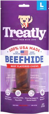USA Beefhide Bones 9 to 10-in Beef Flavor Dog Chews