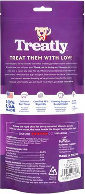 USA Beefhide Bones 9 to 10-in Beef Flavor Dog Chews