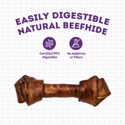 USA Beefhide Bones 9 to 10-in Beef Flavor Dog Chews