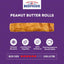 USA Beefhide Chip Rolls 5 to 6-in Peanut Butter Flavor Dog Chews, 20 count