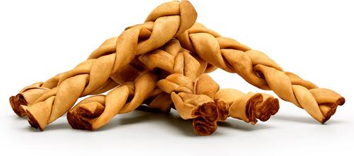 USA Beefhide Braids 7 to 8-in Chicken Flavor Dog Chews, 7 count