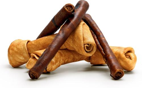 USA Beefhide Large Assorted Chicken & Beef Flavor Dog Chews, 6 count