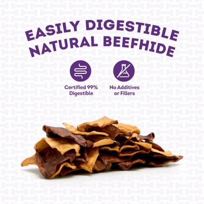 USA Beefhide Chips Chicken & Beef Flavor Dog Chews, 12-oz bag