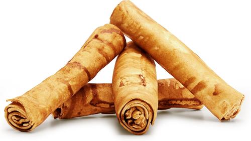 American Sourced Beefhide Rolls 6 to 7-in Chicken Flavor Dog Chews, 4 count