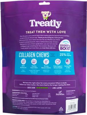 USA Collagen Chips Assorted Natural Flavor Dog Chews, 14-oz bag