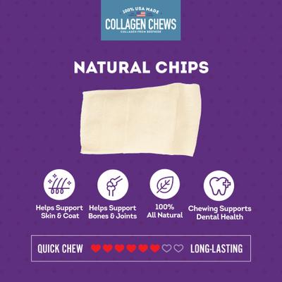 USA Collagen Chips Assorted Natural Flavor Dog Chews, 14-oz bag