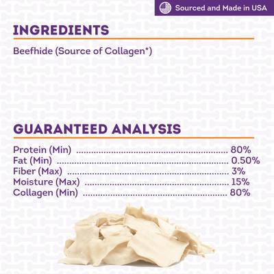 USA Collagen Chips Assorted Natural Flavor Dog Chews, 14-oz bag