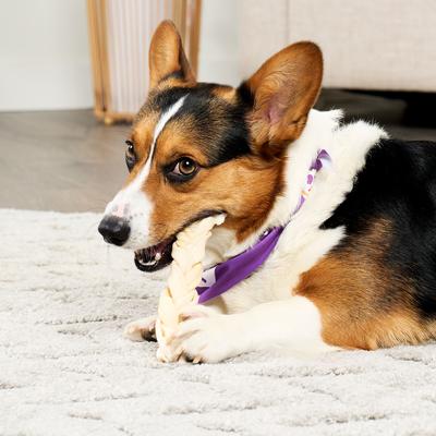 USA Collagen Braids 6 to 7-in Natural Flavor Dog Chew Treats, 15 count