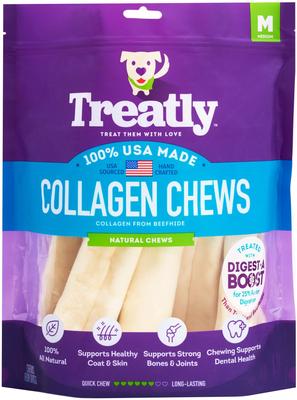 USA Collagen Wraps 6 to 7-in Natural Flavor Dog Chews, 12 count