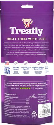 USA Beefhide Rolls 8 to 9-in Natural Flavor Dog Chews, 2 count