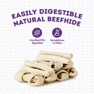 USA Beefhide Small Assorted Natural Flavor Dog Chews, 10 count