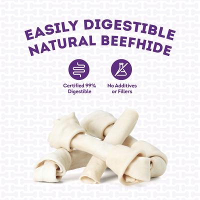 USA Beefhide Medium Assorted Natural Flavor Dog Chews, 4 count