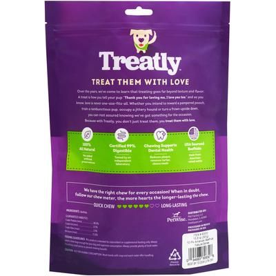 Huesos de piel de res de origen americano, masticables para perros con sabor natural de 4 a 5 pulgadas, 10 unidades