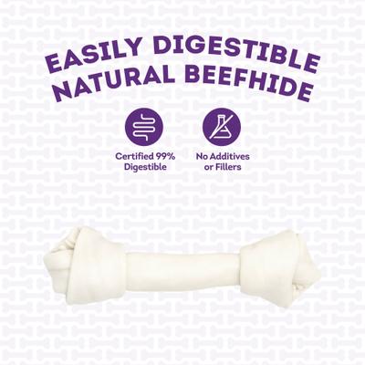 American Sourced Beefhide Bones 12 to 13-in Natural Flavor Dog Chews
