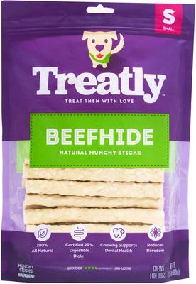 Beefhide Munchy Sticks 5-in Natural Flavor Dog Chews, 1.5-lb bag