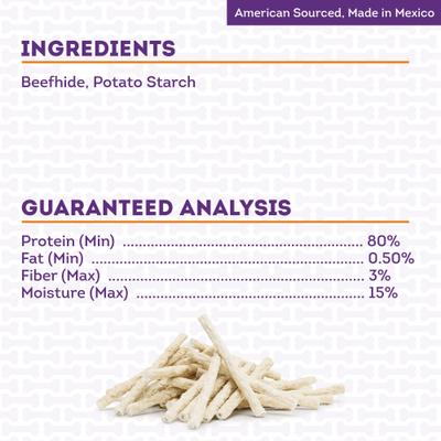 Beefhide Munchy Sticks 5-in Natural Flavor Dog Chews, 1.5-lb bag