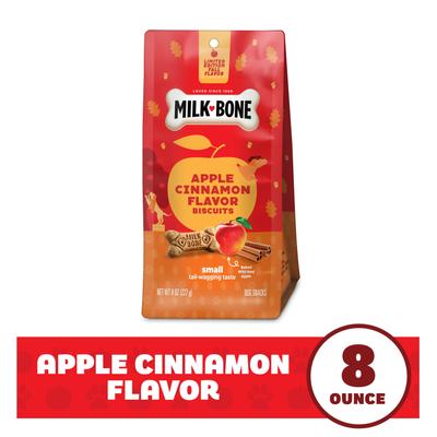 Holiday Apple Cinnamon Flavor Adult Biscuits Crunchy Dog Treats, 8-oz pouch