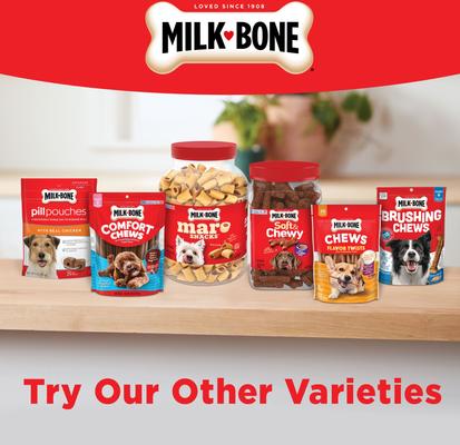 Holiday Apple Cinnamon Flavor Adult Biscuits Crunchy Dog Treats, 8-oz pouch