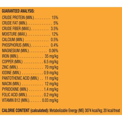 Galletas para perros Pup-kin Spice con sabor artificial a calabaza y especias, pequeñas, bolsa de 8 oz