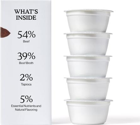 Cat Person by Weruva Shredded Beef in Broth Grain-Free Wet Cat Food, 2.75-oz cup, case of 5