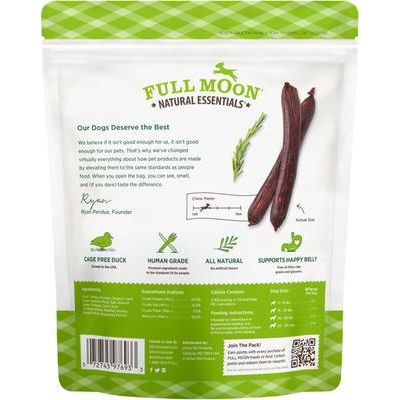 Palitos salados Essential Duck 100 % de grado alimenticio para perros, bolsa de 14 oz