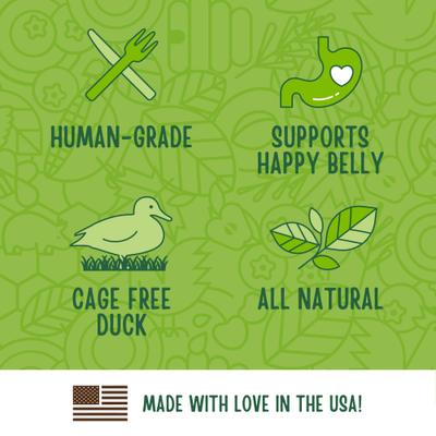 Essential Duck 100% Human Grade Savory Sticks Dog Treats, 14-oz bag