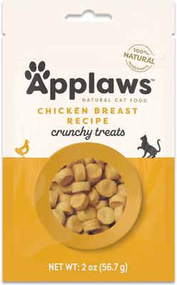 Galletas crujientes para gatos con sabor a atún, ingredientes limitados y sin cereales, bolsa de 2 oz