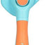 Rotate-Pro Self-Cleaning Dog & Cat Slicker Brush, Green/Orange