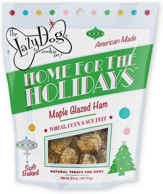 Home for The Holidays Maple Glazed Ham Dog Treats, 5-oz bag