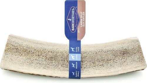 Split Elk Antler Dog Chew, Large