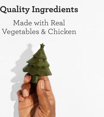 Holiday Variety Vegetables & Chicken Dog Treats, 6 count