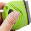 Grazer Travel Grooming Cat & Dog Flea & Tick Comb, Green