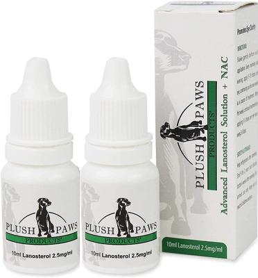 Advanced Lanosterol Solution + Nac Dog Eye Care, 2 count