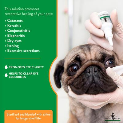 Advanced Lanosterol Solution + Nac Dog Eye Care, 2 count