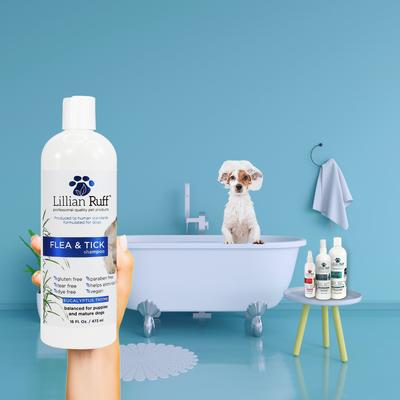 Flea & Tick Dog Shampoo, 16-fl oz bottle